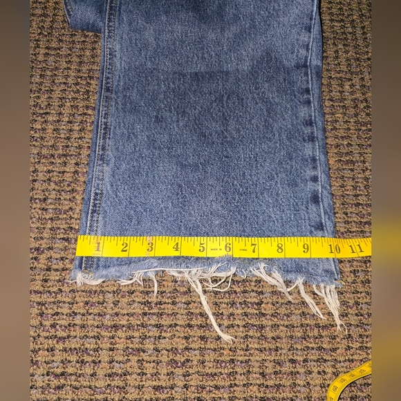 Princess Polly Blue Relaxed Jeans with Lived-In Look - Picture 9 of 13